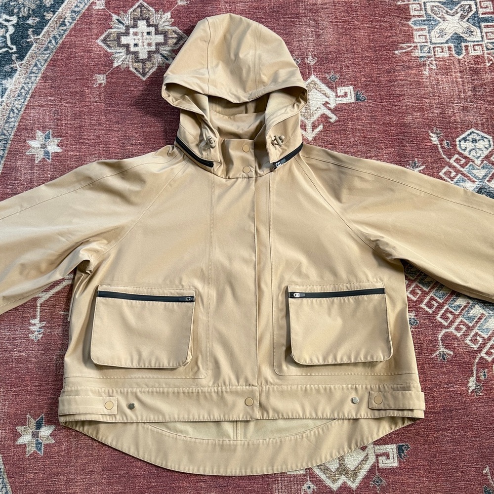 SWEATY BETTY Cropped Rain Jacket Size 6 - Picture 2 of 16